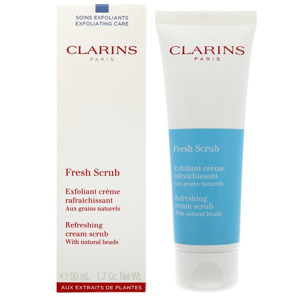 clarins fresh scrub exfoliant cream